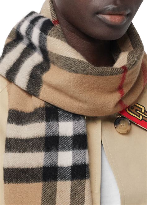 replica burberry giant check scarf|original burberry scarf.